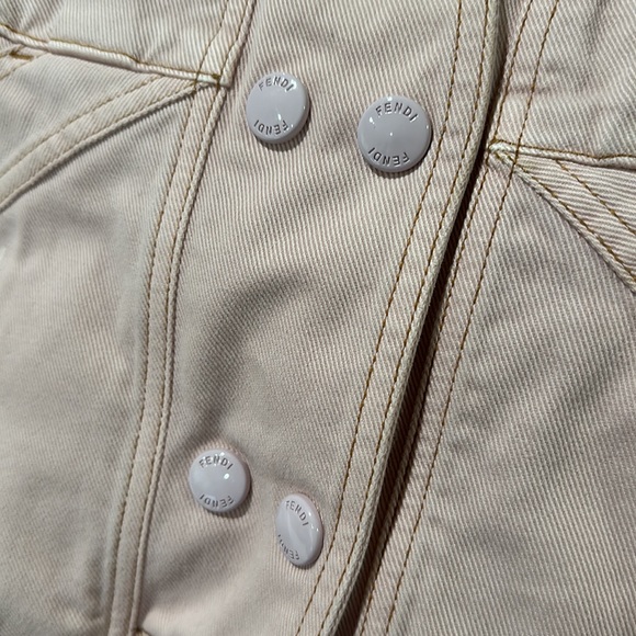 Fendi Light Pink 100% Cotton Dress - Size 44 (US Size 8) - Picture 5 of 11